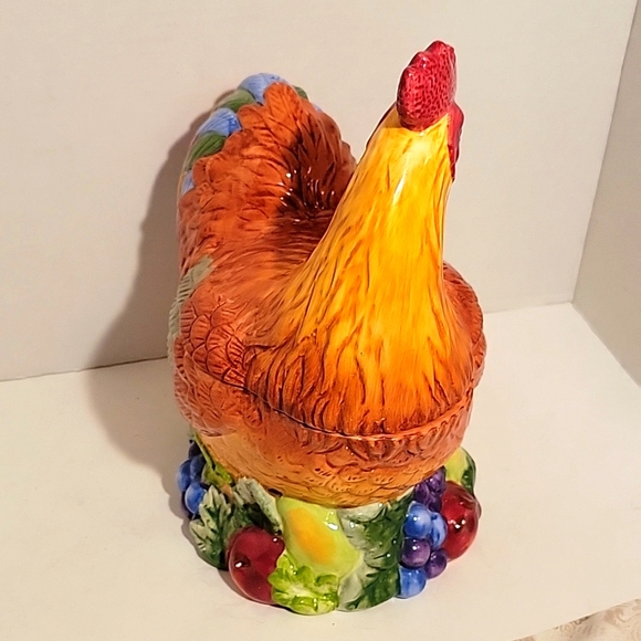UNIQUE VTG RARE MADE EXCLUSIVELY FOR HARRY AND DAVID ROOSTER COOKIE JAR - Picture 2 of 10